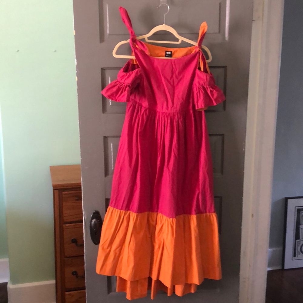 Bright PINKO maxi dress